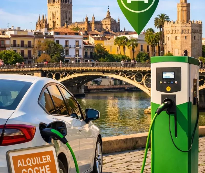 Alquilar un coche eléctrico en Sevilla: guía práctica para moverte por la ciudad de forma sostenible